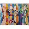 Image 1 : Nana Tavdi (b. 1942) UNTITLED, color pastel on paper, 18 x 24", signed lower right, framed. $400/...