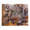 Image 1 : Theo Tobiasse (b. 1927) French JE SENS MONTER EN MOI DES CHANTS DE PLAISIR, from Diaspora, color...