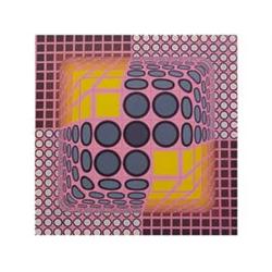 Victor Vasarely (1908-1997) Hungarian UNTITLED, color screenprint, signed in pencil, from the num...