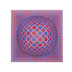 Victor Vasarely (1908-1997) Hungarian HEET, color screenprint, signed in pencil, from the numbere...