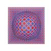 Image 1 : Victor Vasarely (1908-1997) Hungarian HEET, color screenprint, signed in pencil, from the numbere...