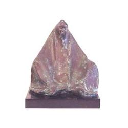 Francisco Zuniga (1913-1998) Costa Rica MUJER CON REBOZO SENTADA (Z.510), 1966, cast bronze sculp...