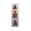 Image 1 : Folk & Outsider Art THREE FIGURES, three painted cut-out figures, 12 x 8", 21 x 12" & 14 x 10", a...