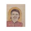 Image 1 : Folk & Outsider Art PORTRAIT, 1982, color pencil drawing on paper, 9 x 7 1/2", signed S. L. J. an...