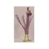 Image 1 : Folk & Outsider Art C. Cooper, RED & WHITE CHICKEN, 1989, hand painted carved wood sculpture, sig...