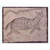 Image 1 : Folk & Outsider Art Charlie Kinney, WILD CAT, watercolor on paper, 22 x 27 3/4", signed, framed....