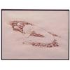 Image 1 : Folk & Outsider Art Cher Shaffer, RECLINING NUDE, 1983, ink drawing on paper, 7 1/2 x 10", signed...