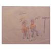 Image 1 : Folk & Outsider Art D. Hall, HITCHHIKING, color pencil drawing on paper, 10 x 13", signed, framed...