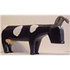 Image 1 : Folk & Outsider Art Garland & Minnie Adkins, GOAT, 1991, hand painted carved wood sculpture, sign...