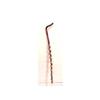 Image 1 : Folk & Outsider Art TWISTED SNAKE STAFF WITH BLACK HANDLE, a 35" hand carved and painted walking...