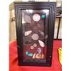 Image 1 : Shadow Box Arrow Heads-Turquoise- Silver Dollars Buffalo Nickle- Indian Head Pennies