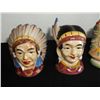 Image 3 : Three Sets of Vintage 1930’s Indian Kitsch Salt and Pepper Shakers Utilitarian and oh so collectible