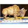 Image 1 : Ceramic Buffalo Buffalo made by Royal Crown 1985 approx size 11" x 7"