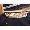 Image 1 : Handmade Indigenous Basket 12 ½“” x 2 ½” An attractive useful basket that uses different natural mat