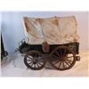 Image 1 : Hand Made Covered Wagon Covered Wagon handmade in need of some tender loving care but pretty neat. P