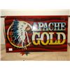 Image 1 : Aristocrat  Slot Machine Glass 3tc- "Apache Gold" approx 16.5 x 10"