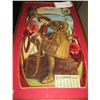Image 1 : Framed 1908 Cowgirl Calendar Vintage Advertisement from a 1908 Calendar cut out framed and matted