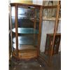 Image 2 : Oak Display Cabinet