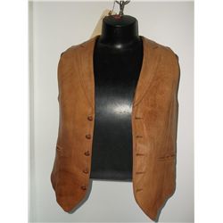 Tony Lama leather vest size 42