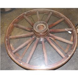 Wagon Wheel Coffee Table