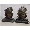 Image 1 : Pair Chalkware Indian Bookends
