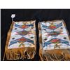 Image 1 : Vintage Large Pair of Native American Beaded