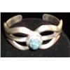 Image 2 : Sterling Spider Web Turquoise Stone Bracelet