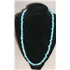 Image 1 : Turquoise Necklace by Navajo  approx 24" long