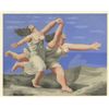 Image 1 : PABLO PICASSO "SUR LA PLAGE" POCHOIR