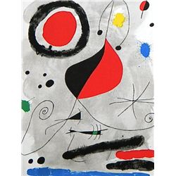 MIRO "L'ARC" VINTAGE ORIGINAL LITHOGRAPH, 1964