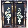 Image 2 : SET OF 4 JADE "SEASONS" ORIENTAL SCREENS