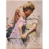 Image 1 : PINO "THE KISS" - HAND SIGNED  / EMBELLISHED