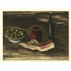 Image 1 : VLAMINCK "STILL LIFE WITH BACON" LITHOGRAPH