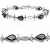 Image 1 : GARNET STERLING BRACELET