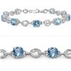 Image 1 : BLUE TOPAZ STERLING BRACELET