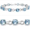 Image 1 : BLUE TOPAZ STERLING BRACELET