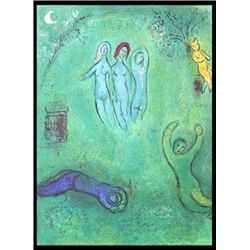 CHAGALL 1977 "DAPHNIS AND CHLOE" LITHOGRAPH