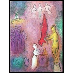 CHAGALL 1977 "DAPHNIS AND CHLOE" LITHOGRAPH