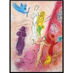 CHAGALL 1977 "DAPHNIS AND CHLOE" LITHOGRAPH