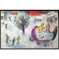 CHAGALL 1977 "DAPHNIS AND CHLOE" LITHOGRAPH