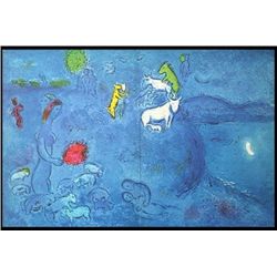 CHAGALL 1977 "DAPHNIS AND CHLOE" LITHOGRAPH