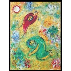 CHAGALL 1977 "DAPHNIS AND CHLOE" LITHOGRAPH