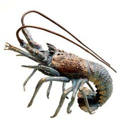 FLORIDA LOBSTER BRONZE SCULPTURE