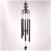 Image 1 : SCROLL WIND CHIME WITH FLEUR DE LIS