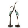 Image 1 : CRANE SONG BRONZE SCULPTURE