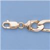 Image 1 : Genuine 16" 14k  Gold-Yellow 11.2mm Figaro Chain 88.4g