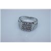 Image 1 : 16.4 CTW CZ RING .925 STERLING SILVER