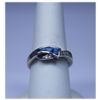 Image 1 : SILVER OPAL AND CZ BRACELET 14.01CTW
