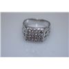 Image 1 : 25.7 CTW CZ RING .925 STERLING SILVER