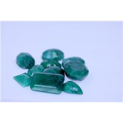 108.70 CTW AFRICAN EMERALD MIX SHAPES LOOSE STONES